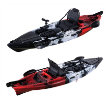 Professional Designed Imported PE Material No Inflatable  3m 10ft Single Sit on  Fishing Kayak With Rudder